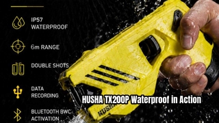 HUSHA TX200P | Impermeable en acción