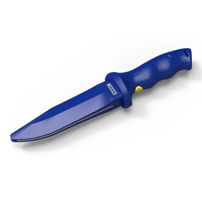 comprar Cuchillo de choque eléctrico recargable Cuchillo de choque de entrenamiento práctico 6-10KV Peso ligero Fabricación en línea