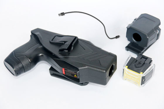 comprar Arma de energía conducida HUSHA TX100P con voltaje de salida de 55 KV, resistencia al agua IP57 y batería recargable de 7,4 V para aplicación de la ley Fabricación en línea