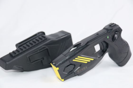 comprar Pistola paralizante Bluetooth HUSHA TX100P con activación BWC, impermeable IP57 y voltaje de salida de 55KV para aplicación de la ley Fabricación en línea