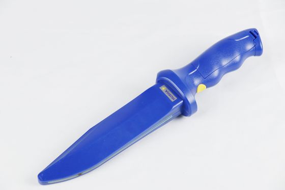 comprar Daga de entrenamiento eléctrica HUSHA Blue con arco de alto voltaje, batería recargable e interruptor de seguridad para entrenamiento realista Fabricación en línea