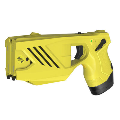 comprar HUSHA TX200P doble disparo pistola eléctrica de aturdimiento con IP57 a prueba de agua y 55 ± 5KV de voltaje de salida para la aplicación de la ley Fabricación en línea
