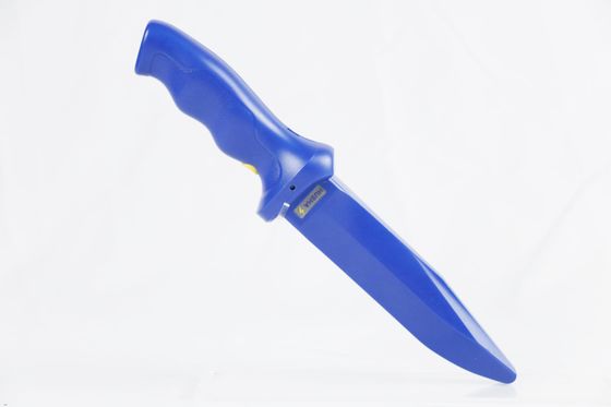 Cuchillo de entrenamiento eléctrico recargable HUSHA SK100 con descarga de alto voltaje e interruptor de seguridad para la policía militar