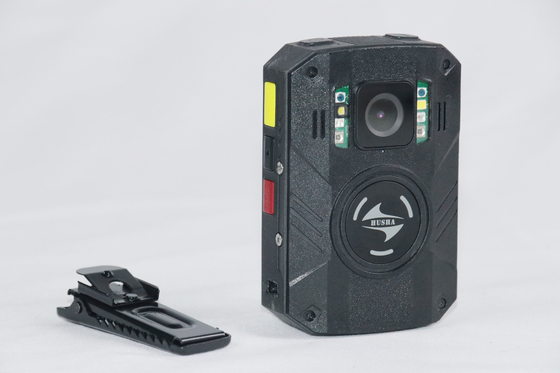 Larga duración de la batería HUSHA cámara corporal HC100 ligero portátil grabación HDR robusto diseño seguridad de datos activación inalámbrica